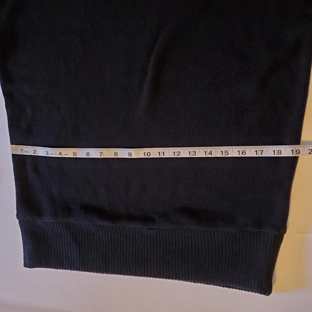 Nasty Gal Black Oversized Long Sleeve Sweater Sz 10